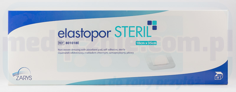 ELASTOPOR Steril 10* 35cm 25pcs pansament cu tampon absorbant